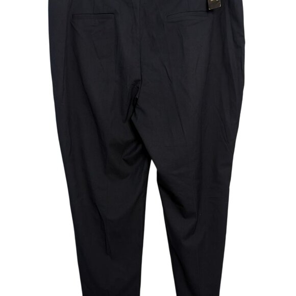 Jones New York Womens Navy Stretch Runway Slim Pants 20W Polyester Blend Career - Picture 2 of 16